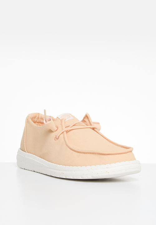 Hey Dude - Wendy Stretch Canvas Slip-On - Peach