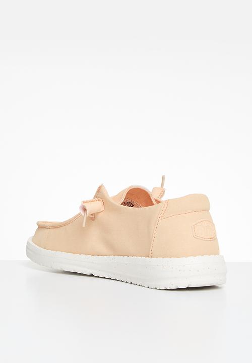 Hey Dude - Wendy Stretch Canvas Slip-On - Peach