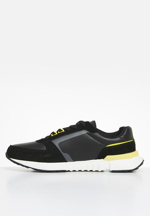 Le Coq Sportif - Riviera m - black/charcoal/celery