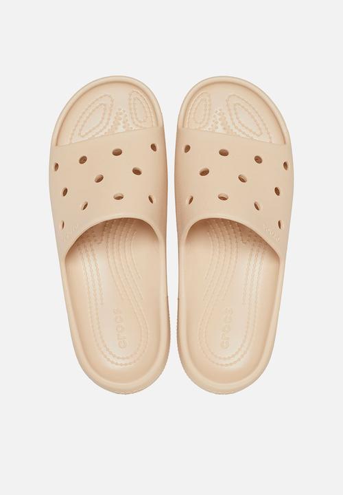 Crocs - Classic crocs slide sandal - shitake1