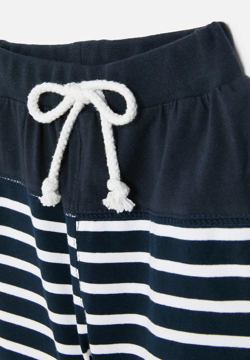 Pop Candy - Striped boards shorts - dark blue