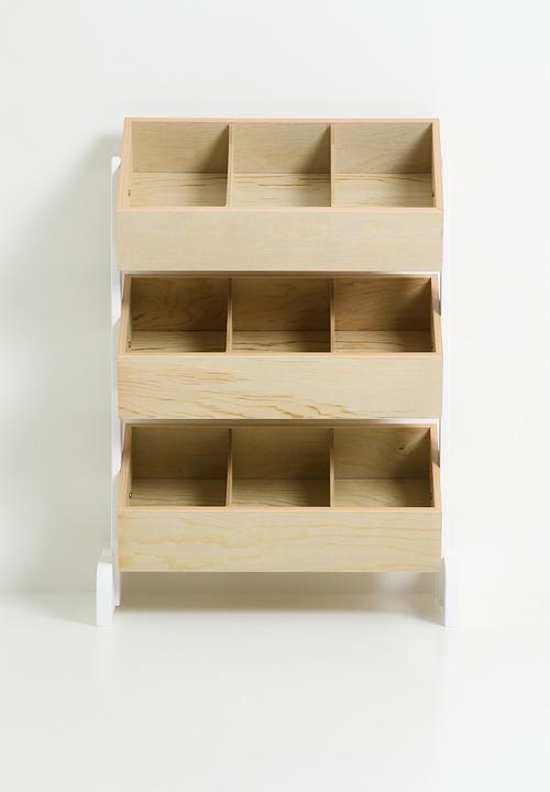 Sixth Floor - Riya toy box - natural & white
