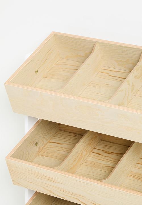 Sixth Floor - Riya toy box - natural & white