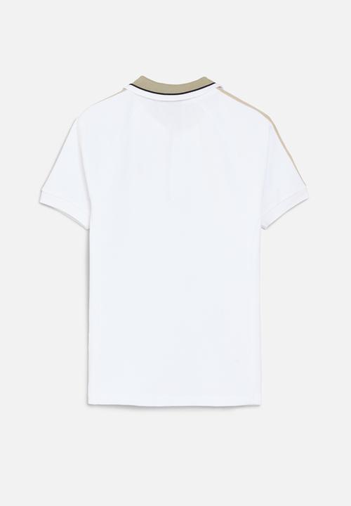 POLO - Boys jackson raglan sleeve golfer - white