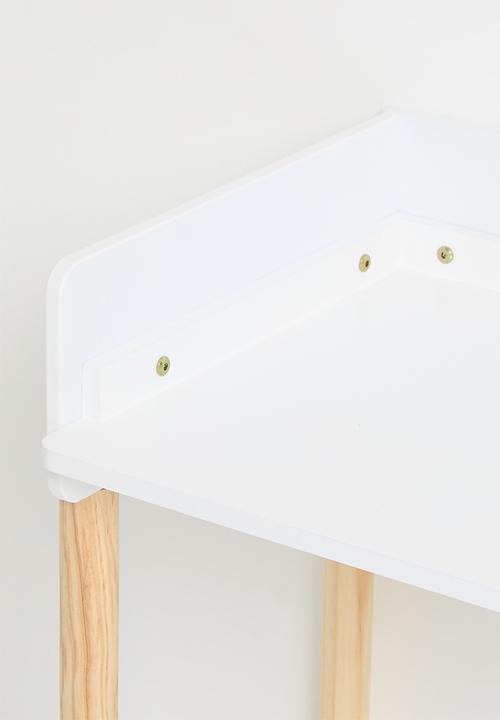 Sixth Floor - Yang desk - natural & white