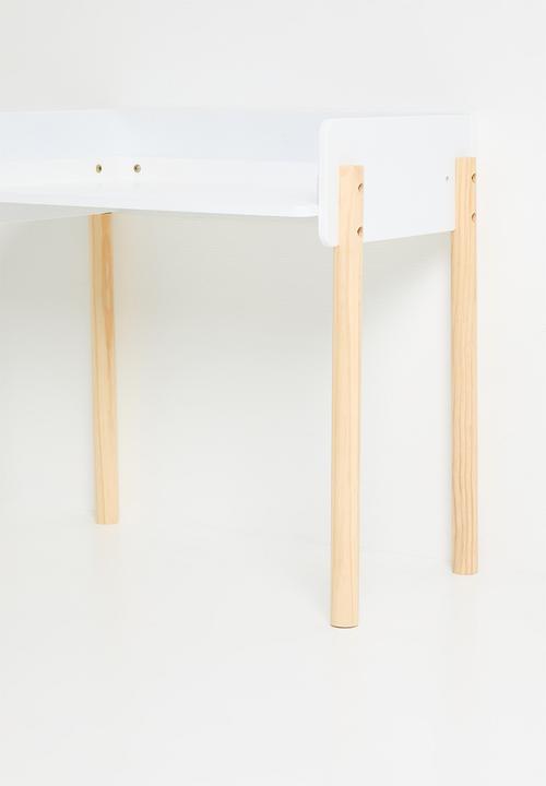 Sixth Floor - Yang desk - natural & white