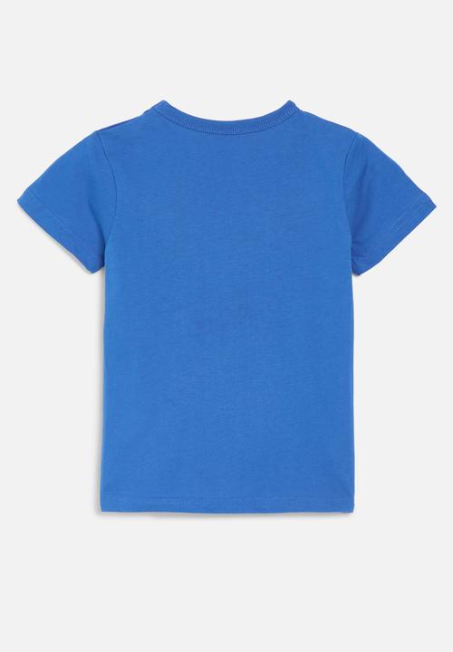 Pop Candy - Excavator print  tee-blue