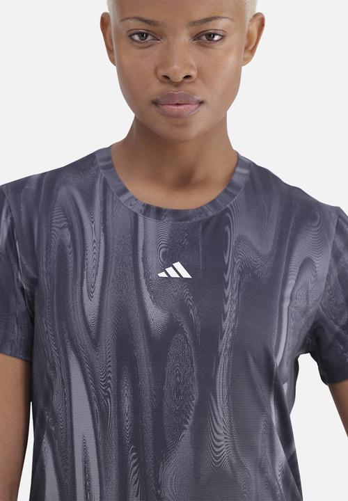 adidas Performance - Tr-Es Crew T Aop  W - Glory Grey