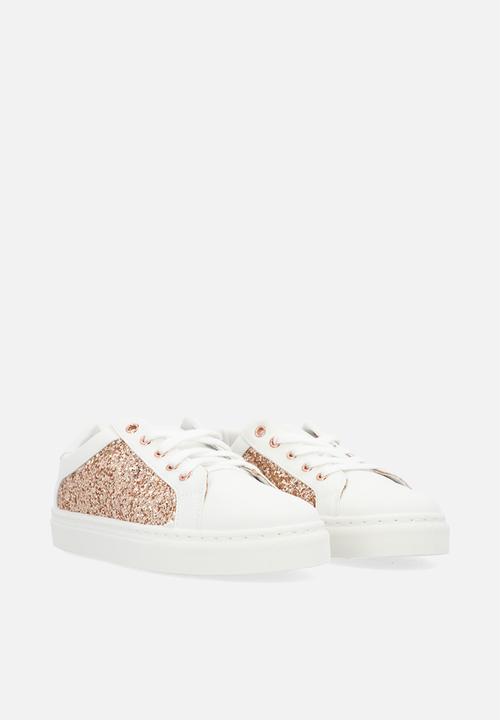 Pierre Cardin - Taylor Girls Glitter Sneaker - White