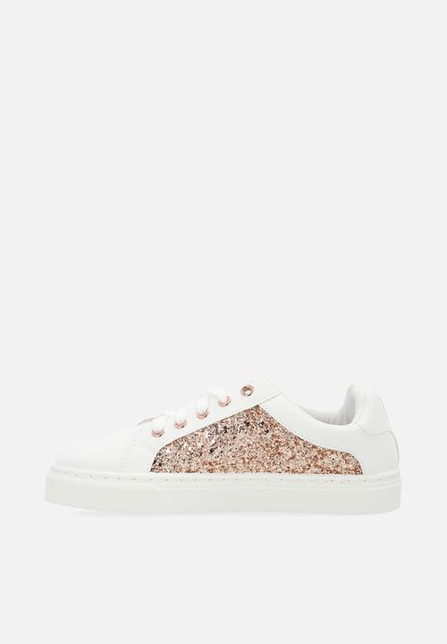 Pierre Cardin - Taylor Girls Glitter Sneaker - White
