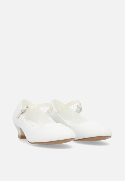 Pierre Cardin - Stella Girls Glitter High Heel - White