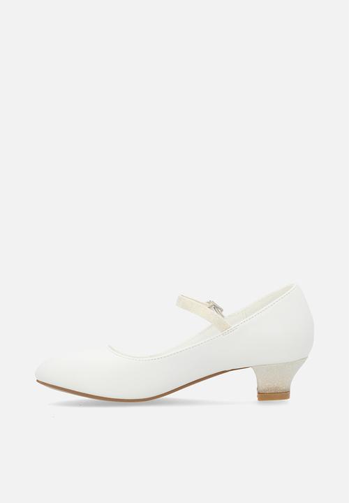 Pierre Cardin - Stella Girls Glitter High Heel - White