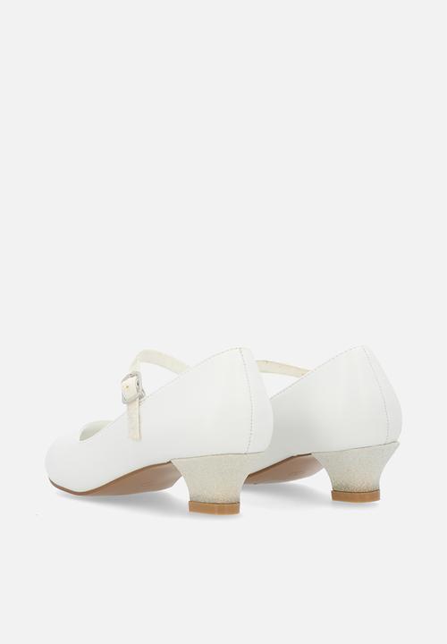 Pierre Cardin - Stella Girls Glitter High Heel - White