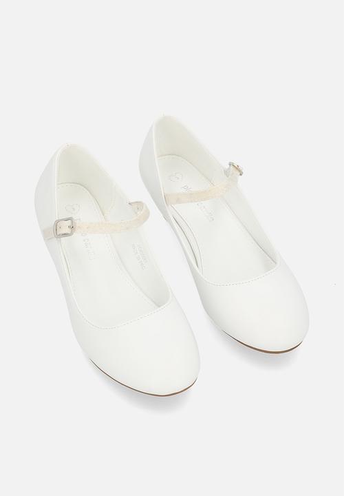 Pierre Cardin - Stella Girls Glitter High Heel - White