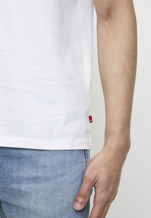 Levi’s® - Graphic crewneck tee za - bw bandana white