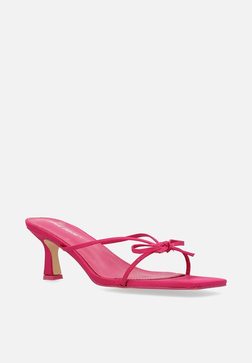 Public Desire - Cindy mule heel - hot pink