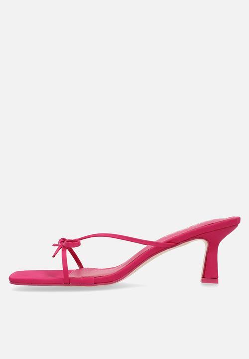 Public Desire - Cindy mule heel - hot pink