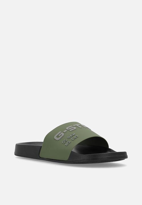G-STAR - Cart Slide M - black/green