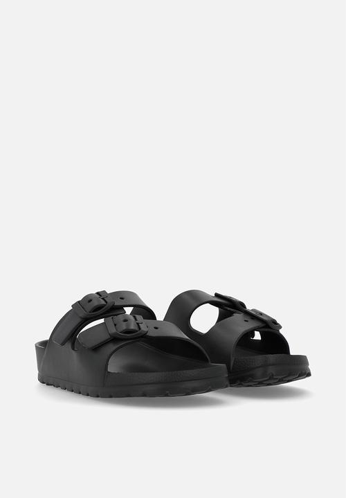 Pop Candy - Twin bucke slides-black