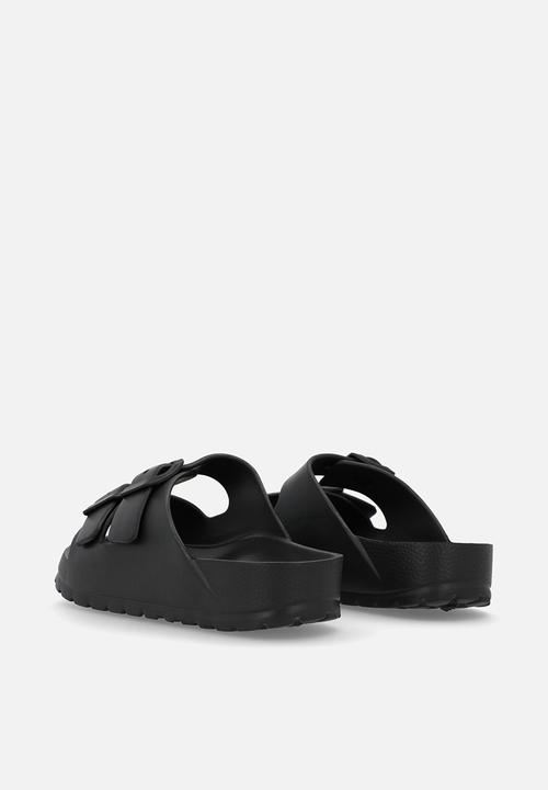 Pop Candy - Twin bucke slides-black