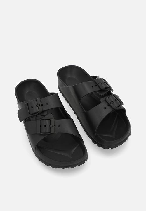 Pop Candy - Twin bucke slides-black