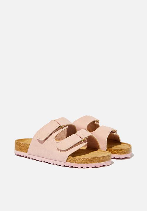 Cotton On - Frankie double strap slide - blush pink