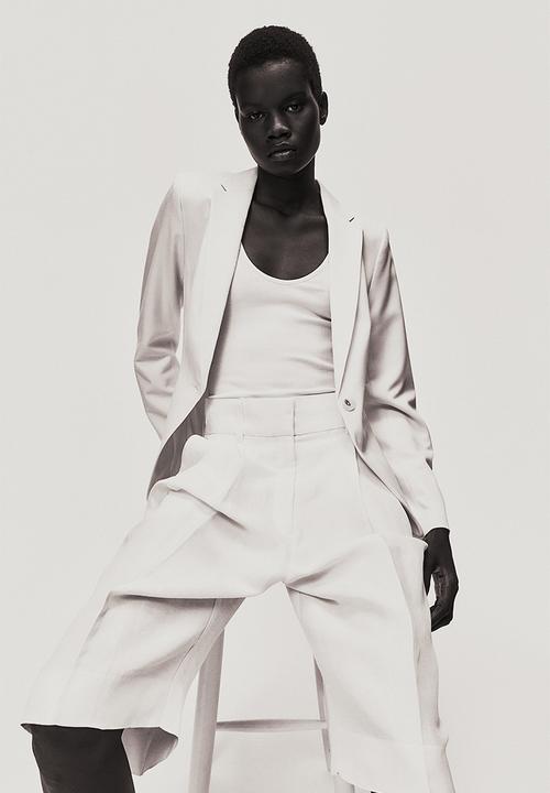 H&M - Fitted jacket - white