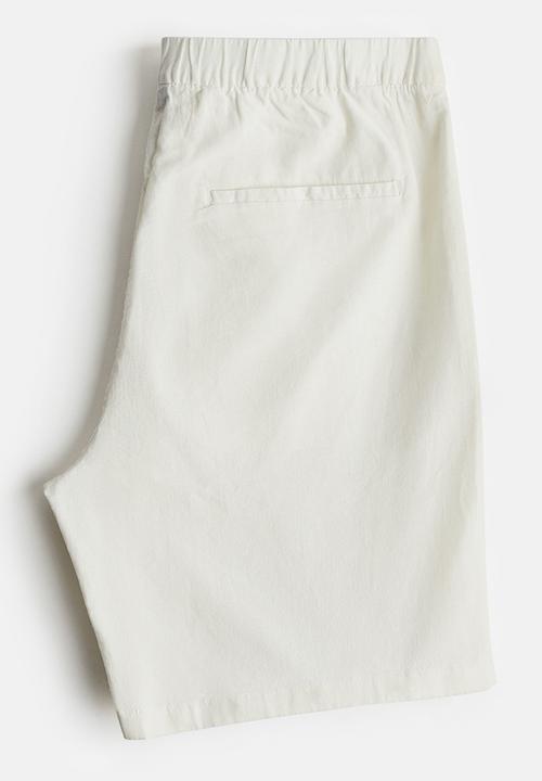 H&M - Regular fit shorts - white