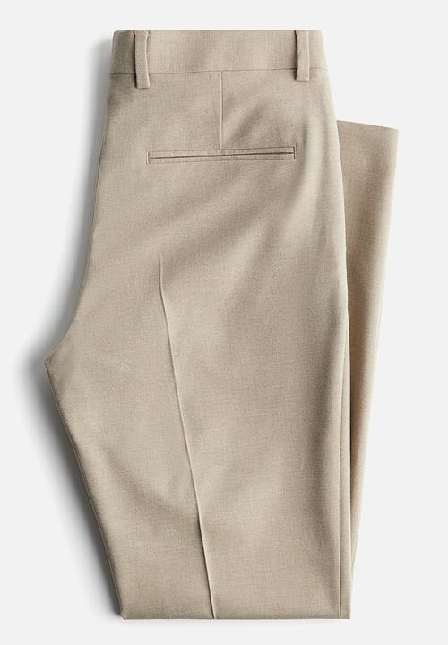 H&M - Slim fit suit trousers - beige