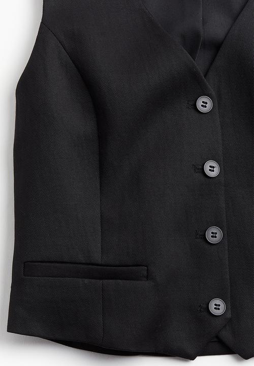 H&M - Suit waistcoat - black