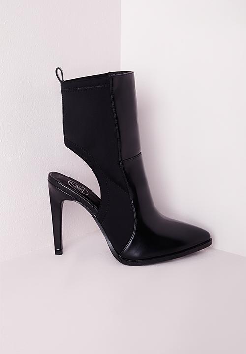 Missguided - Cut Out Stiletto Boots