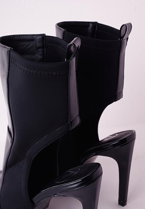 Missguided - Cut Out Stiletto Boots
