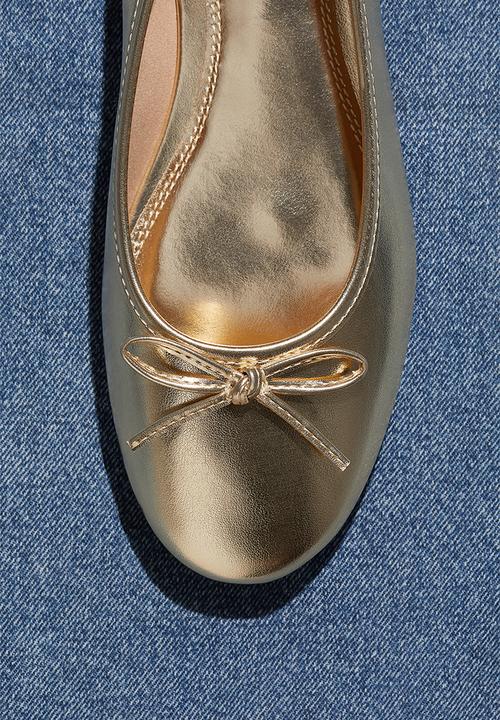H&M - Ballet pumps - gold