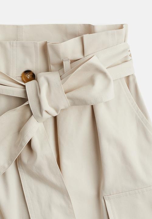 H&M - Utility skirt - beige
