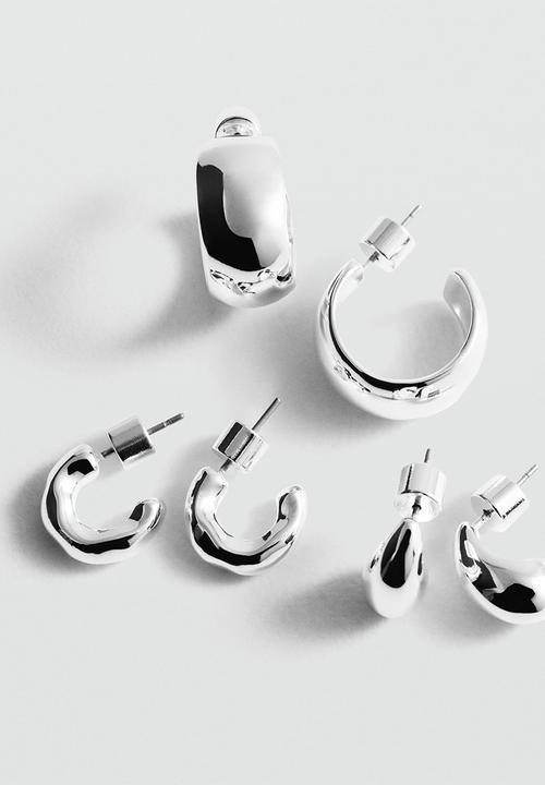 MANGO - Earrings rita - silver