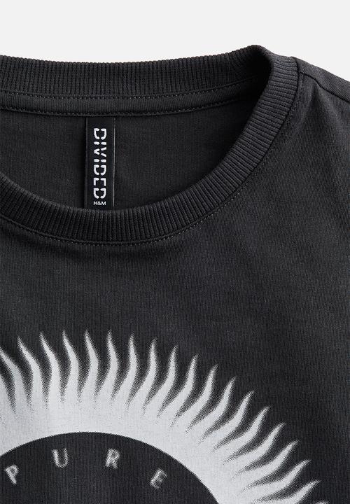 H&M - Printed T-shirt - black spiritualized