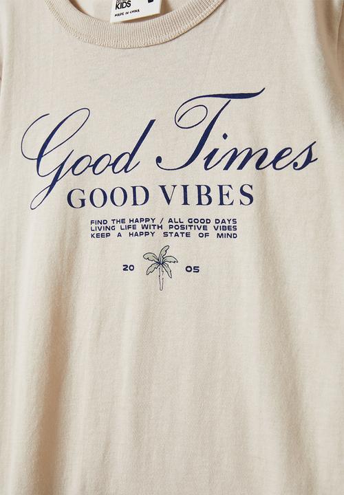 Cotton On - Calvin short sleeve pyjama set - rainy day/good times