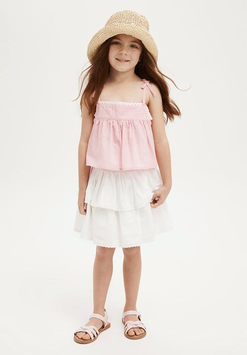 Cotton On - Kennedy ruffle skirt - white
