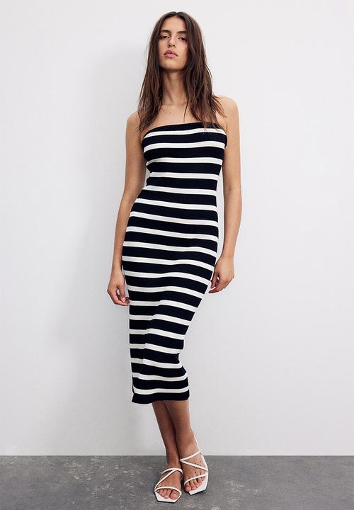 strapless open back dress Ramy Brook Marienne Ribbed Midi Dress - Pink Garnet main image 1