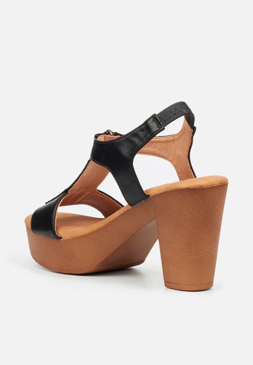 Butterfly Feet - Kayla 5 block heel - black