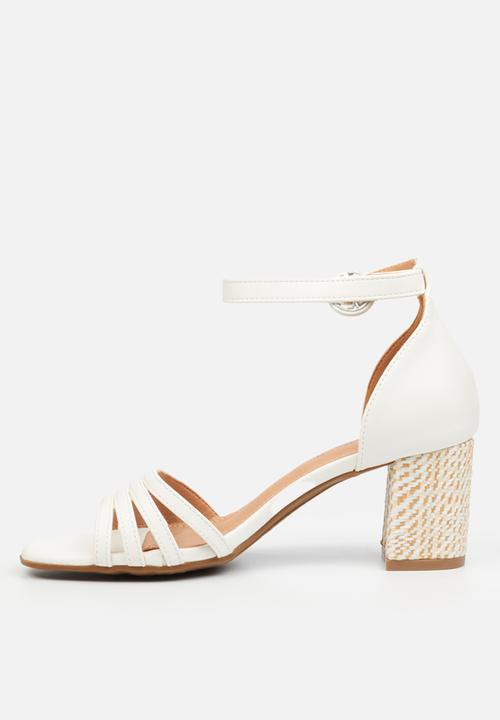 Butterfly Feet - Nerine 1 Block heel - white
