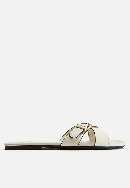 H&M - Buckle-detail sandals - cream
