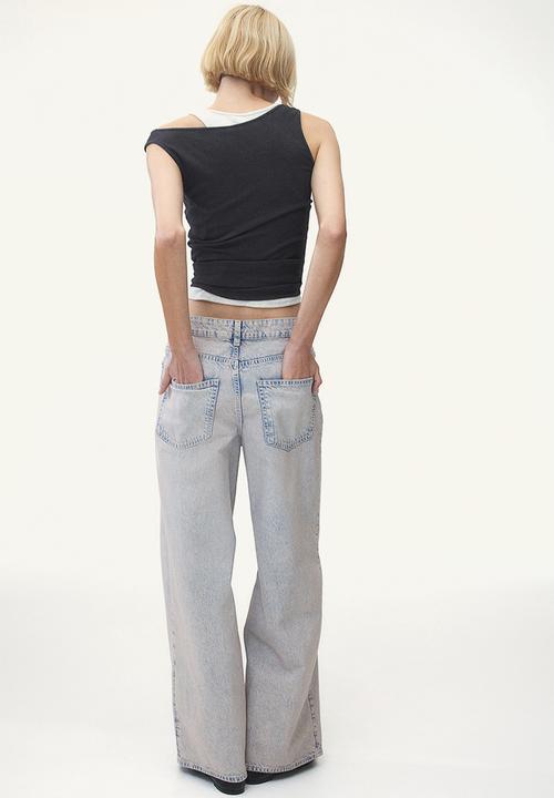 H&M - Baggy regular jeans - pale denim blue