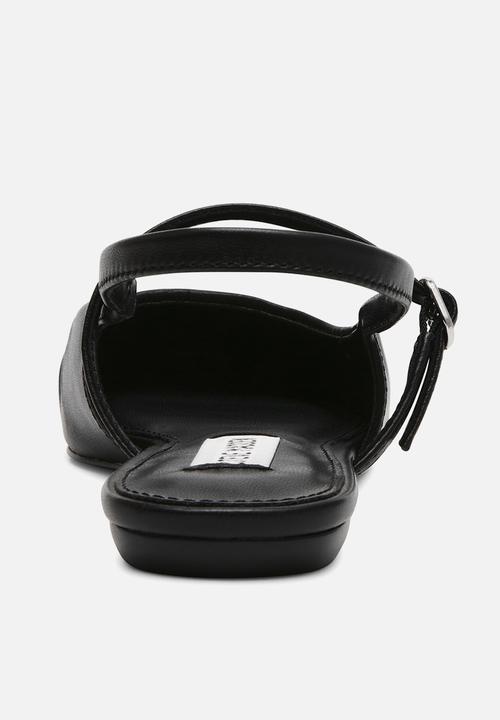 Steve Madden - Grand view slingback - black leather