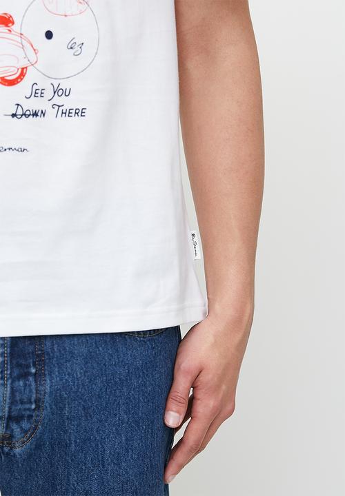 Ben Sherman - Sketched Mod Zone - White