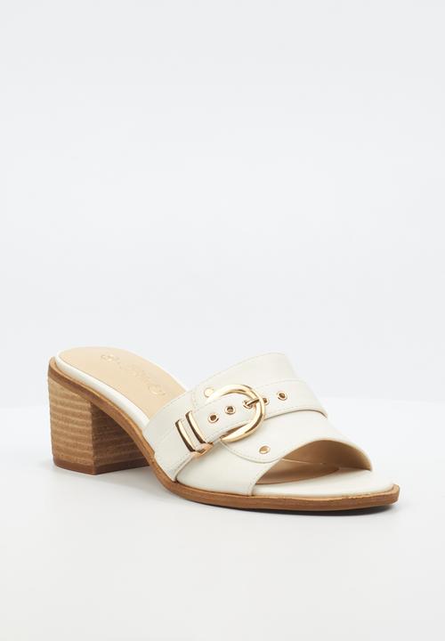 Miss Black - Seranno 1 mule - white