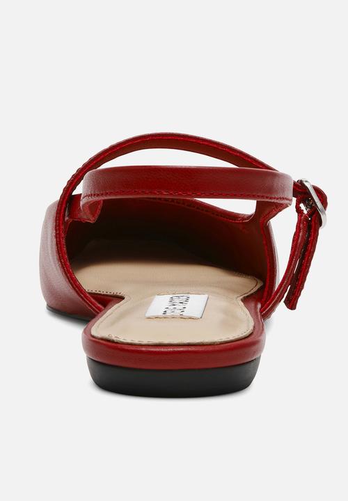 Steve Madden - Grand view slingback - red leather