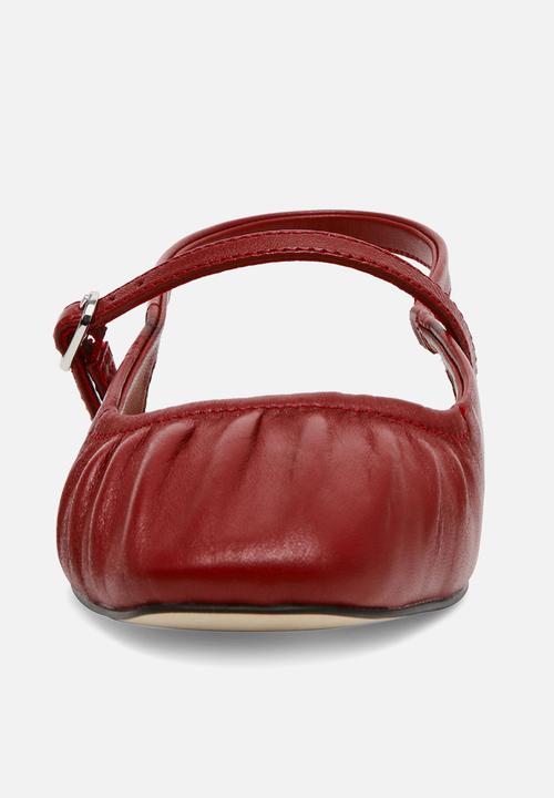 Steve Madden - Grand view slingback - red leather