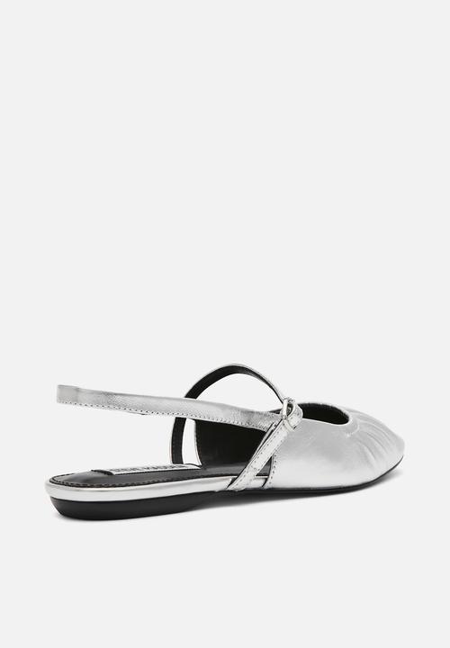 Steve Madden - Grand view slingback - silver leather