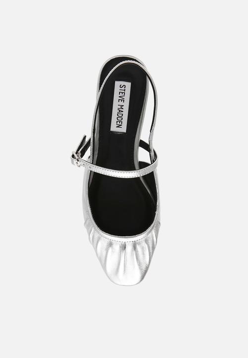 Steve Madden - Grand view slingback - silver leather
